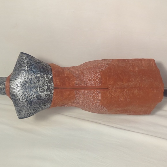 NWT Peruvian Connection shimmer 100% linen mandala dress - Picture 5 of 10